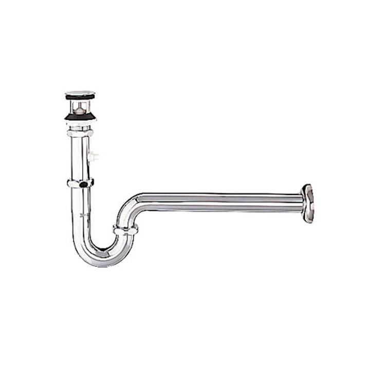 リクシル 洗面器・手洗器用セット金具 プッシュワンウェイ式排水金具(呼び径32mm) プッシュワンウェイ式 床排水Sトラップ LIXIL