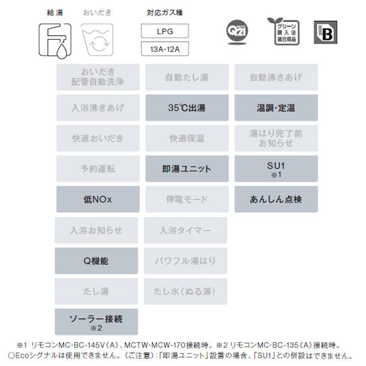 【RUX-A2013W(A)】リンナイ ガス給湯専用機 音声ナビ RUX-Aシリーズ 屋外壁掛・PS設置型 20号 都市ガス RINNAIの画像