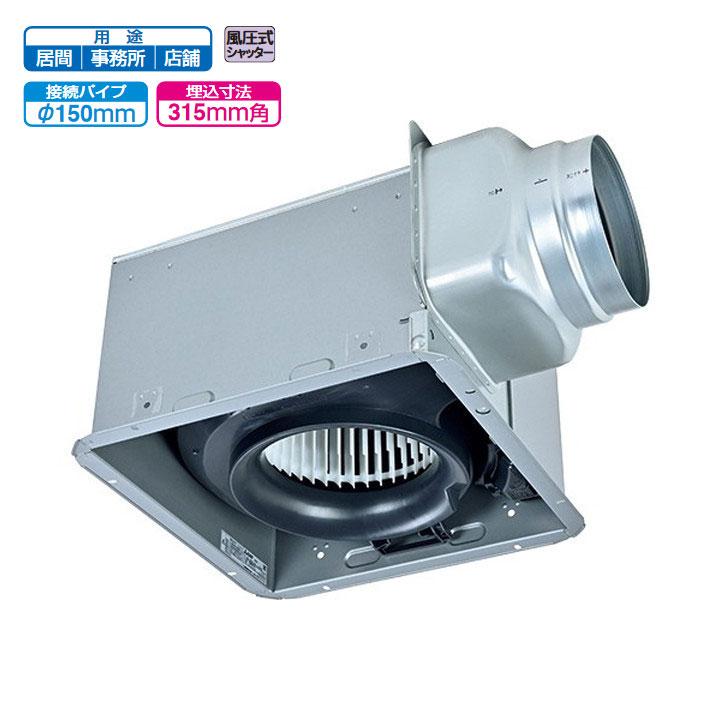 三菱（MITSUBISHI） 【VD-18ZLXP14-IN】三菱 天井埋込形換気扇 グリル