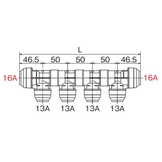 オンダ　BB型 回転ヘッダー IN16A×OUT16A・13A　【品番：WH1C-BB06】｜jyusetsupro｜02