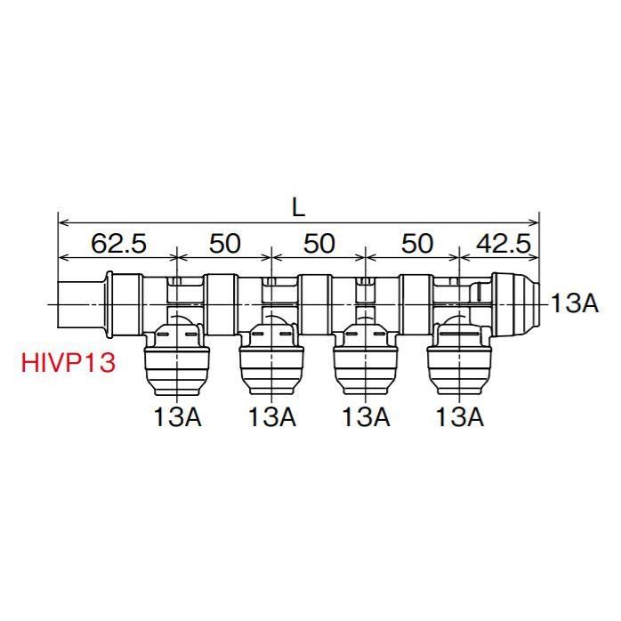 オンダ　HA型　回転ヘッダー　IN　HIVP13×OUT13A