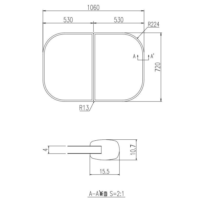 LIXIL（INAX）　組フタ　●