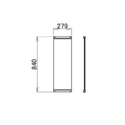 LIXIL（トステム）　鏡扉多機能279×840