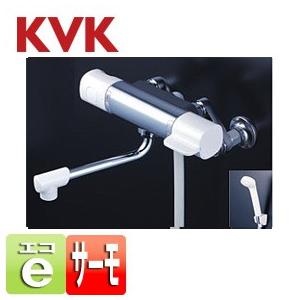 KVK FTB100KRJ 浴室用蛇口[壁][浴槽・洗い場兼用][シャワーバス混合水栓][楽締めソケット付][一般地]