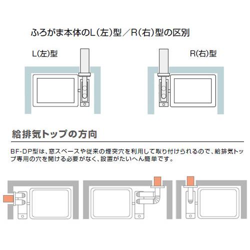 ノーリツ（NORITZ） GUQ-5D BL 後方給排気用セット ガスふろがま[給