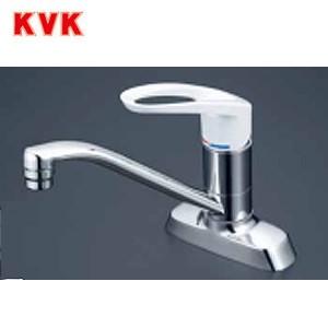 KVK KM5081R20 キッチン用蛇口[台][シングルレバー混合水栓][流し台用][首長200mmパイプ付][湯水芯102mm]｜jyusetu
