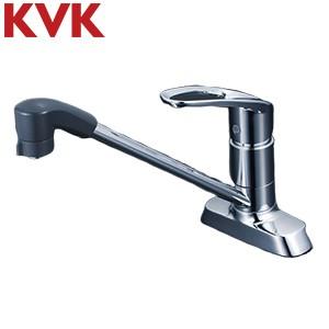 KVK KM5081TFR2 キッチン用蛇口[台][シングルレバー式シャワー付混合栓][200mmパイプ付]