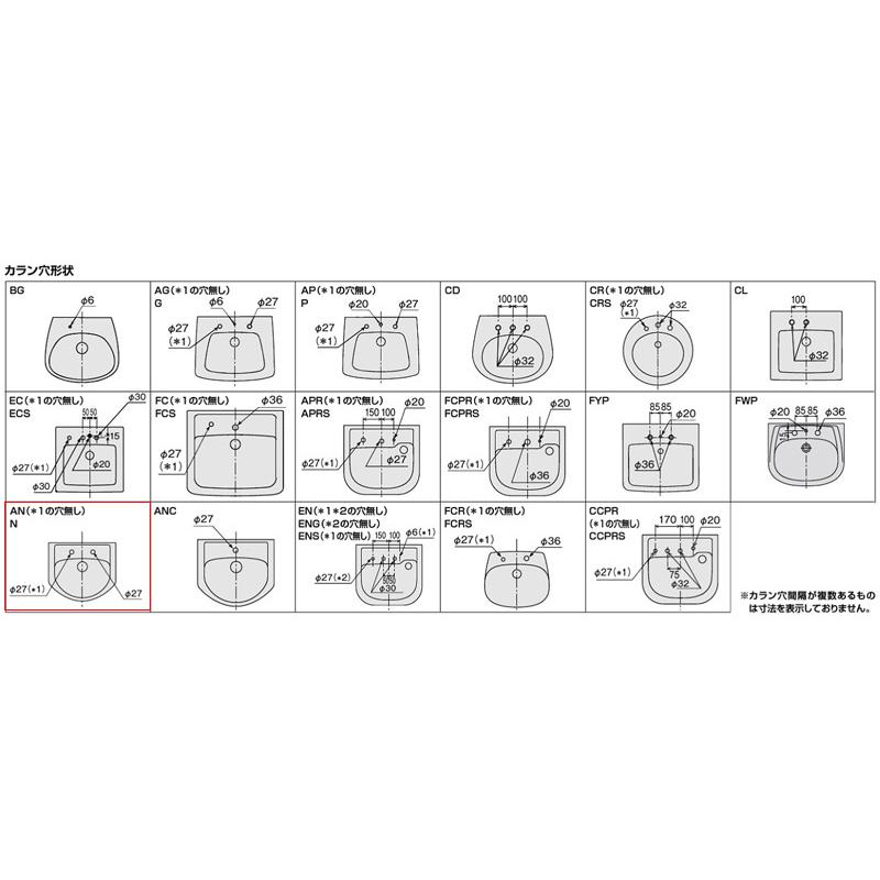 LIXIL（リクシル） LIXIL L-176UAN 洗面器単品[壁掛式][角形][そで無大