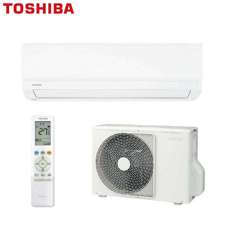 TOSHIBA（東芝） TOSHIBA RAS-2826T(W)+RAS-2826AT ルームエアコン[6T
