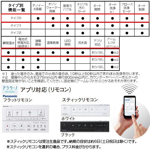 パナソニック XCH1500M**K7 タンクレストイレ アラウーノL150シリーズタイプ0[マルチ][泡洗浄][寒冷地]｜jyusetu｜03