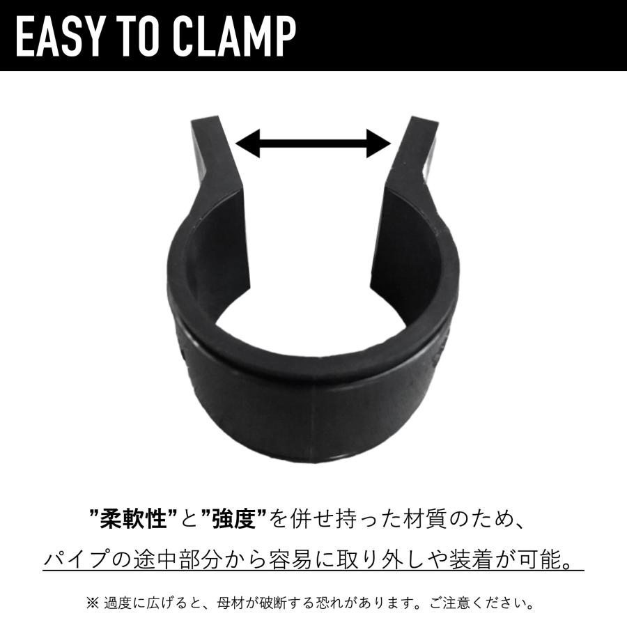 興栄化成 樹脂パイプクランプ ブラケットセット 31mm 5色展開 興栄化成 樹脂パイプクランプ ブラケットセット 31mm 5色展開