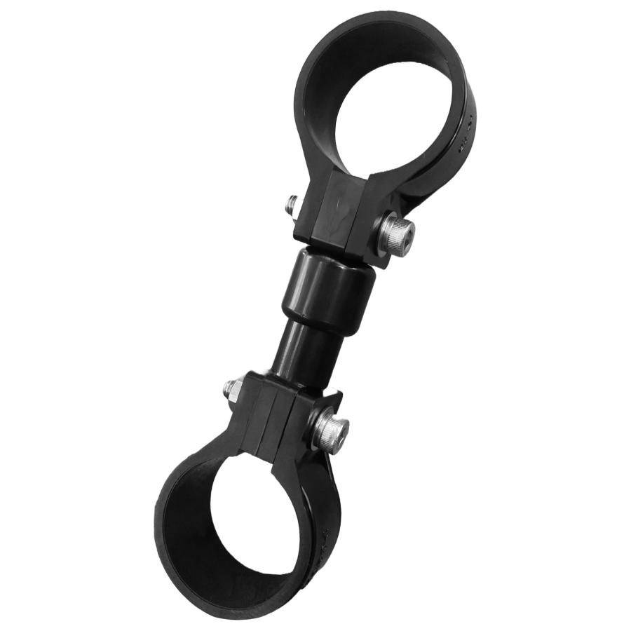 興栄化成 樹脂ダブルパイプクランプ ブラケットセット 22mm 7色 興栄化成 樹脂ダブルパイプクランプ ブラケットセット 22mm 7色