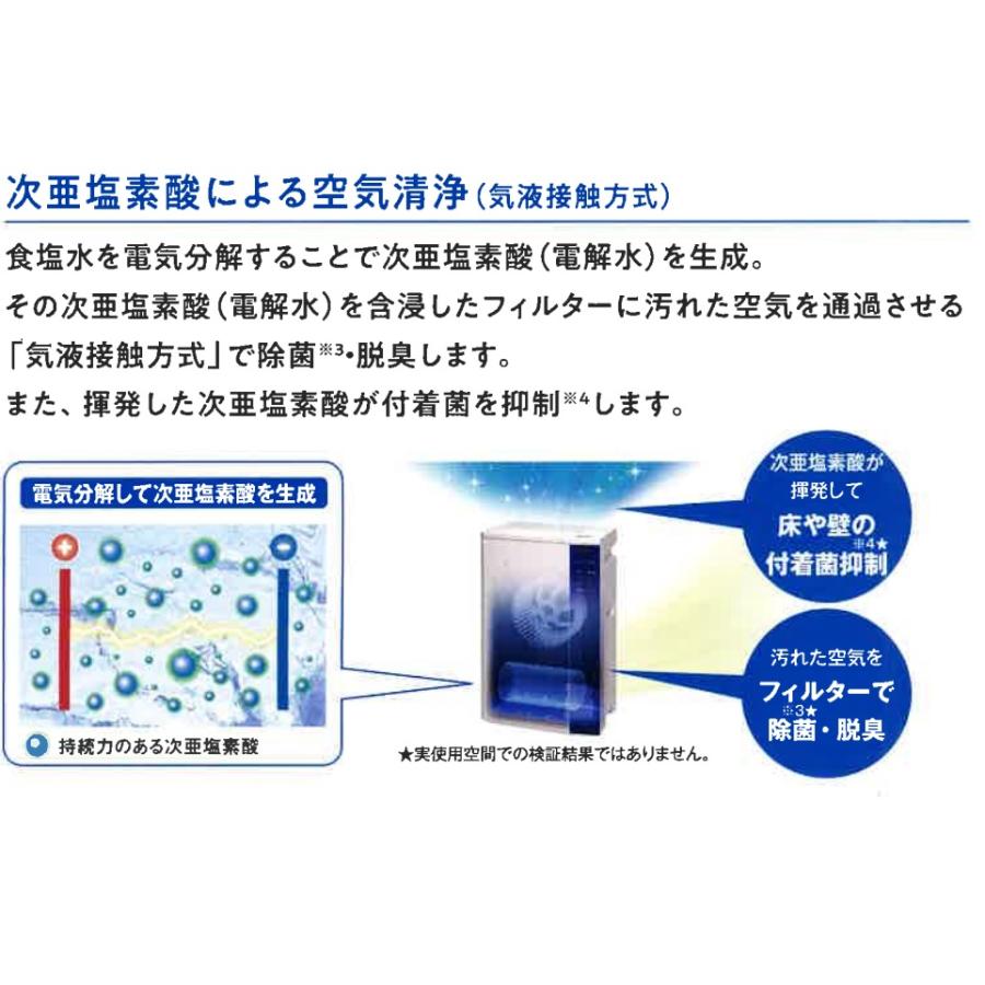 ジアイーノ Panasonic パナソニック 次亜塩素酸空間除菌 脱臭機