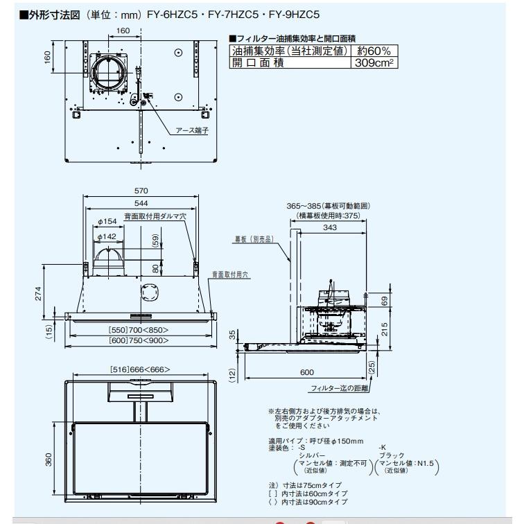 Panasonic 踏み込み厳禁 レンジフード用スライド板 未使用 Panasonic レンジフード レンジフード用上幕板 幅90センチ