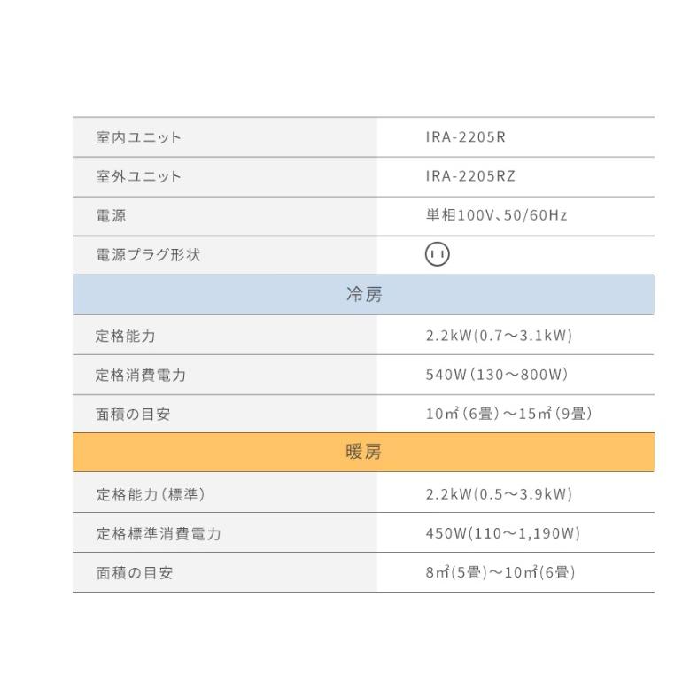 IRIS OHYAMA（アイリスオーヤマ） 【在庫有】6畳用 2024年 モデル