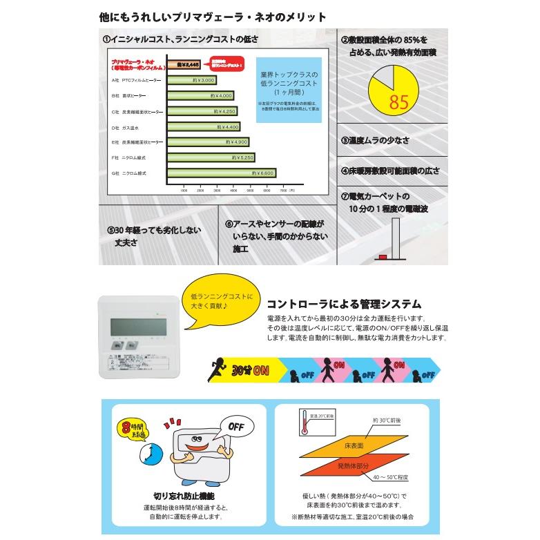 【LDKセット】アルシステム 電気式エコ床暖房 プリマヴェーラ・ネオ LDKセット　＊LDKの一例です｜jyusta｜04