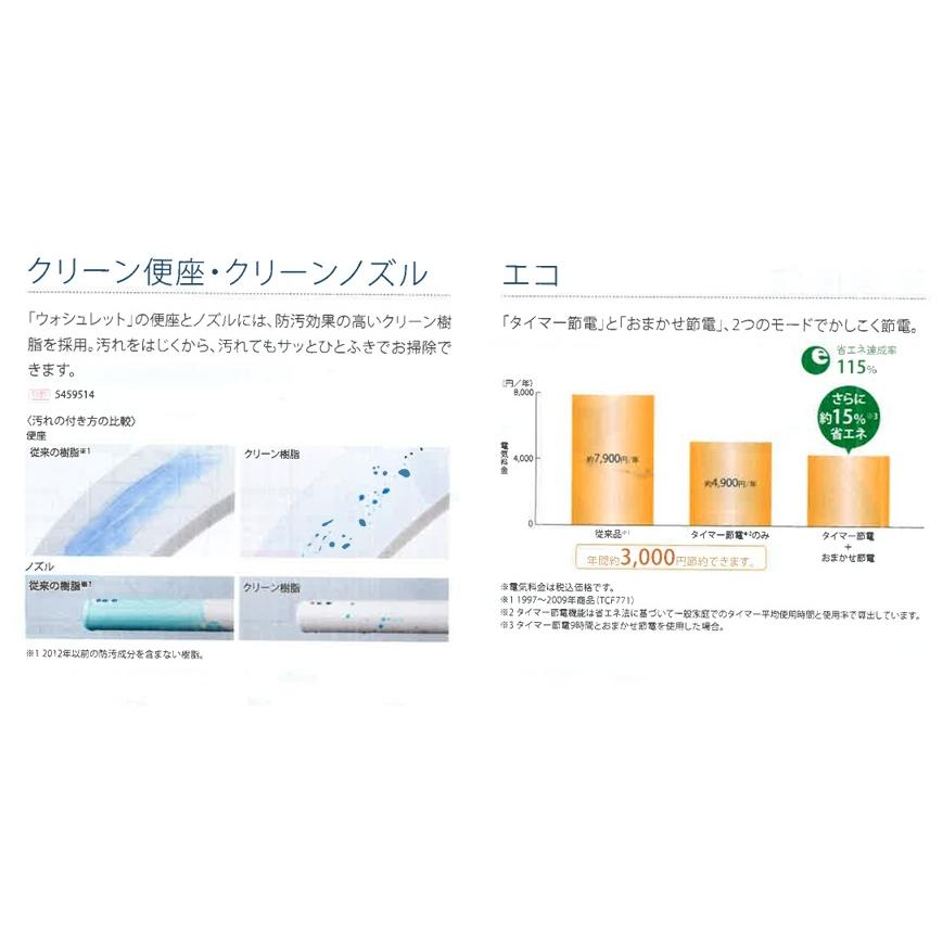 TOTO ウォシュレット BV2 TCF2223E#SC1 パステルアイボリー オート