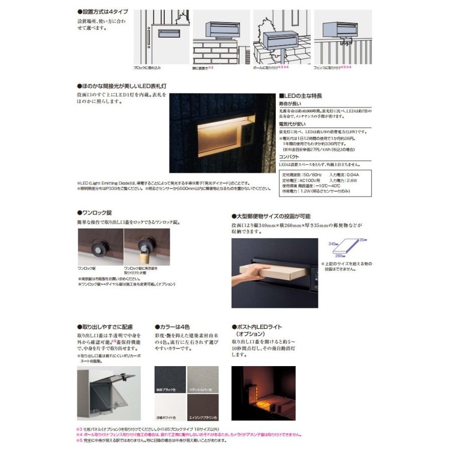 Panasonic（パナソニック） サインポスト UNISUS ブロックタイプ 1B