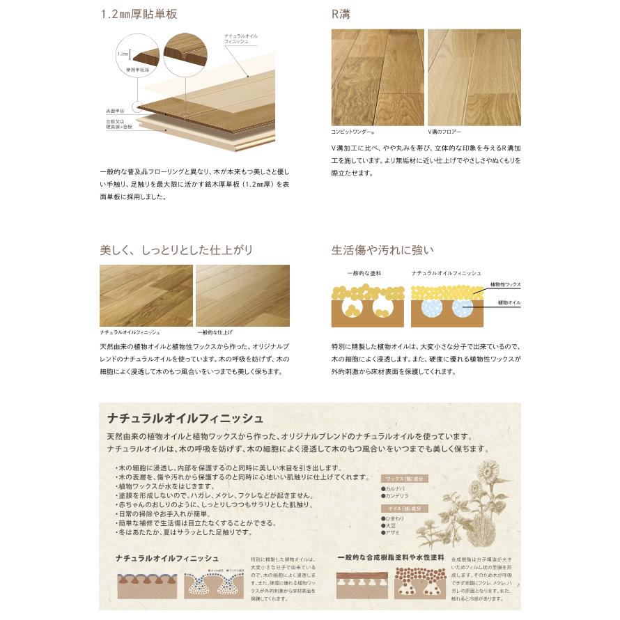 ＊＊＊　ウッドワン新品無垢床材（説明ご一読下さい） 楽天市場】WOOD ONE 「 足感フロア うづくり」 【3尺タイプ