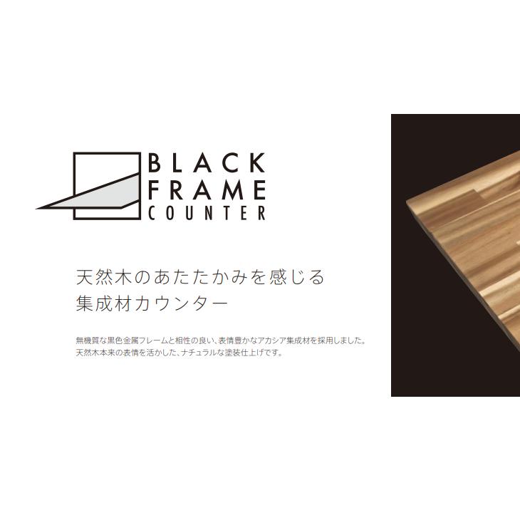 永大産業 ブラックフレームカウンター セットプラン 天吊り 永大産業 ブラックフレームカウンター セットプラン 天吊り