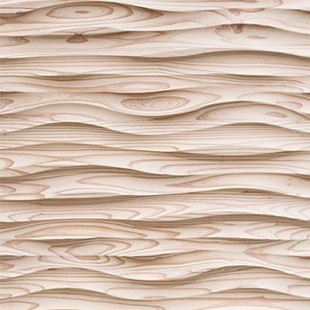 朝日ウッドテック the wall クールジャパン Qタイプ ソフト・ウェーブ 杉 ホワイト 4Pタイプ IFKW4P9136 WOODTEC 受注生産品の画像