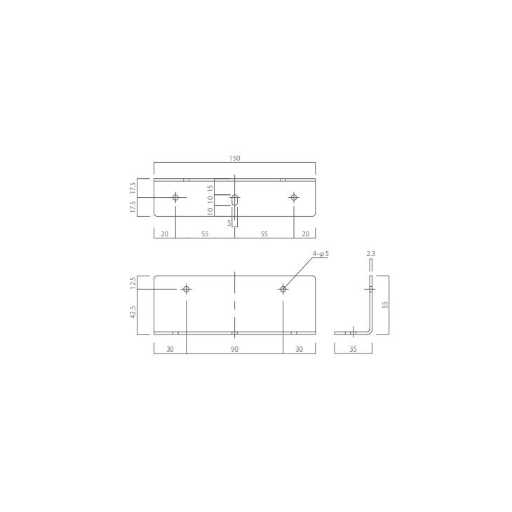 ウッドワン 横壁用L型アングル ヨコウケ 1個入 JDWL001 WOODONE｜jyuukenhonpo｜02