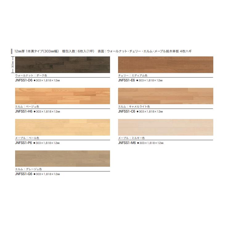 NODA（ノダ） ナチュラルフェイスS・Jベース フロアー 12mm厚 捨貼り