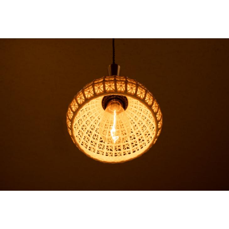 ペンダントライト 吊り下げ式 天井照明 陶器 LED対応 LHT-754の画像