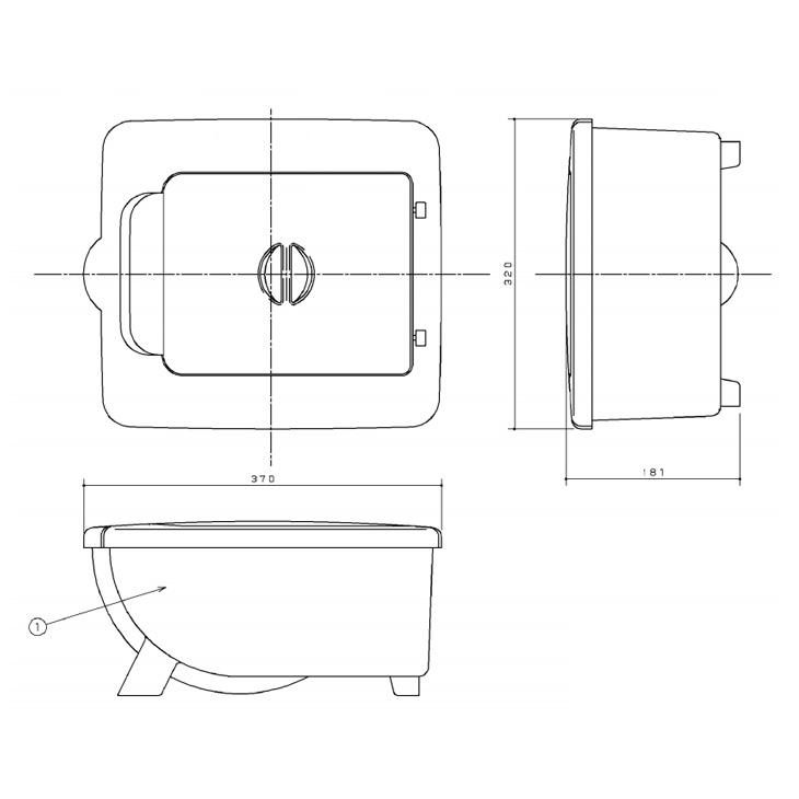 Panasonic（パナソニック） 米びつ ストッカー用 JUA32KR2 Panasonic