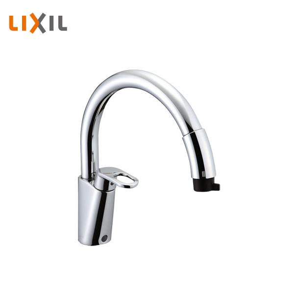 LIXIL（リクシル） キッチン用水栓金具 ワンホールタイプ グースネック