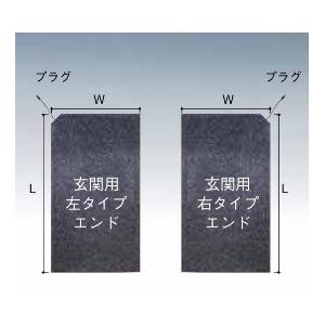 アサヒ特販 融雪マット 玄関用 エンド(端末)AMH-E85150(右）W850×L1500×t17　390W 爆買