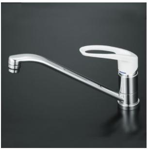 ◇【平日午後3時まで当日出荷】KVK KM5011同等品 シングルレバー水栓 キッチン水栓　一般地用 ホワイト ≪Z KM-5011NHT≫あすつく【優良配送】