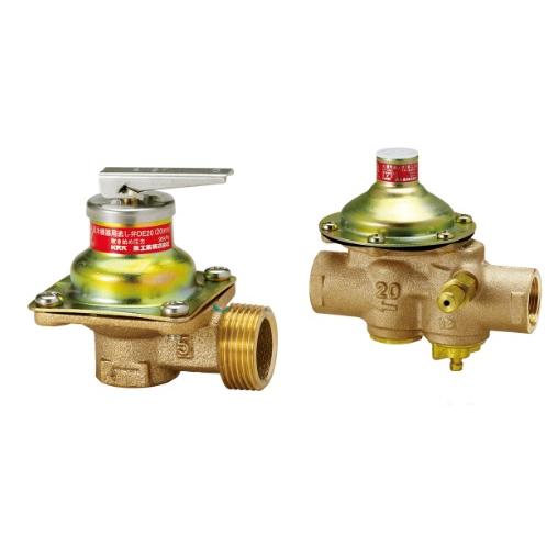 兼工業 水道用減圧弁・温水機器用逃し弁 KR-20MJ×1個、DE-20×2個の
