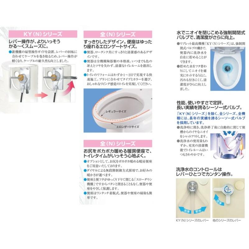 【希少品】 セキスイ 簡易水洗便器　セキスイリブレット KY(N) RVK30 〇シリーズ　手洗なし　暖房便座なし【関東甲信越以外は送料別途】 【VQL1022214372】(36266円)