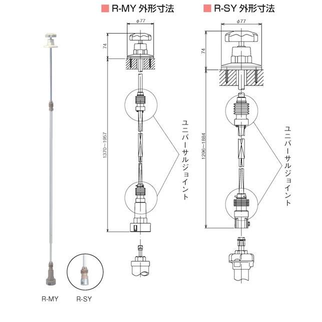 竹村製作所 遠隔開閉器 ユニバーサル型 R-MY : takemuenkauo015 : 住器プラザ ヤフーショップ - 通販 -  Yahoo!ショッピング