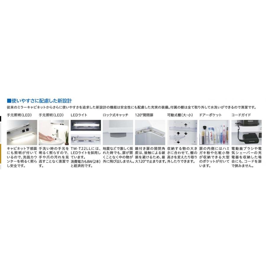 【メーカー直送/時間指定不可】PR東プラ　新商品 ウォールキャビネット TW-T22LL　送料無料 爆買_3