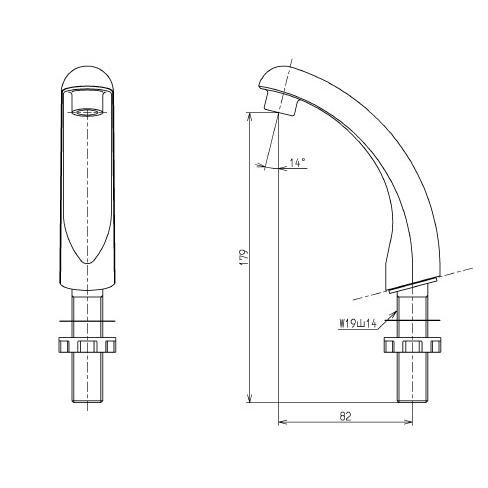 ≪TOTO HH0705R≫ 手洗金具 【メール便対応可】｜jyuuki-puraza