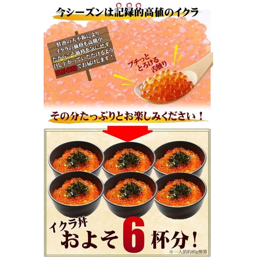 送料無料 イクラ醤油漬け500ｇ 北海道産 最高等級三特いくら 業務用 贈答用 年末年始 Sos Ss 十文字屋商店 Yahoo 店 通販 Yahoo ショッピング