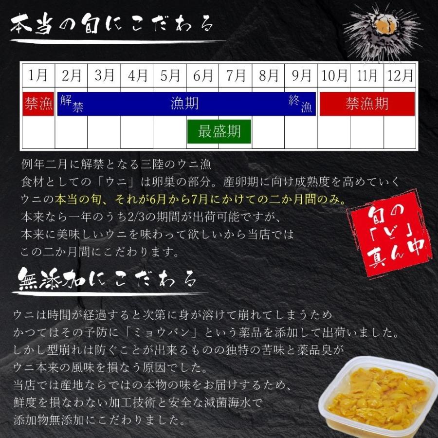 冷蔵便 生ウニ 三陸産天然ムラサキウニ 塩水パック 100g 生うに 雲丹 無添加 ミョウバン不使用 送料無料 中国 四国 九州 沖縄を除く Uni Ita 1 十文字屋商店 Yahoo 店 通販 Yahoo ショッピング