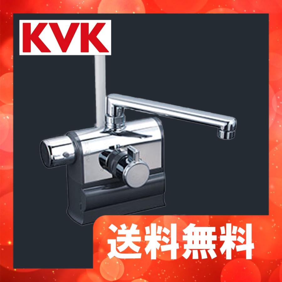 KVK KF3008LR3HS KVK デッキ形サーモスタット式シャワー : 住設