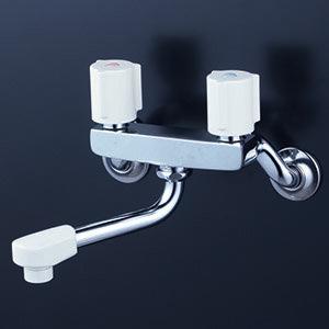 混合栓 2ハンドル KVK KM2GN3Z 水栓 KVK KM2G3N KVK 2ハンドル混合栓(150mmパイプ付) : 住設堂.com - 通販