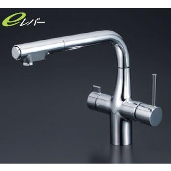 KVK KM6121EC KVK ビルトイン浄水器専用L形シングルレバー式シャワー