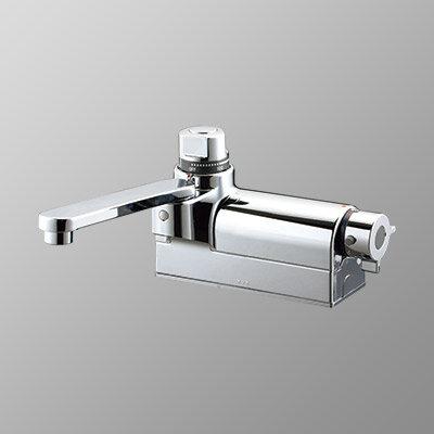 KVK MTB280DPP1T KVK デッキ形定量止水付サーモスタット式混合栓 : 住