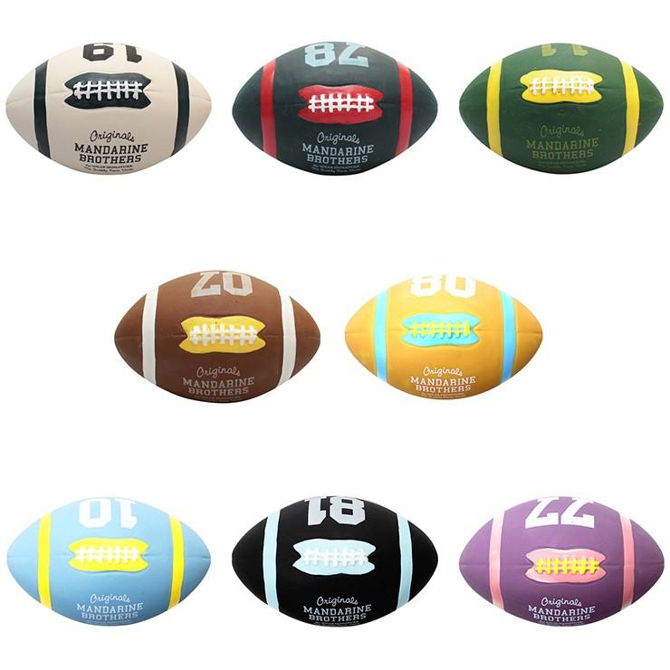 MANDARINE BROTHERS LATEX AMERICAN FOOTBALL TOY ラテックス