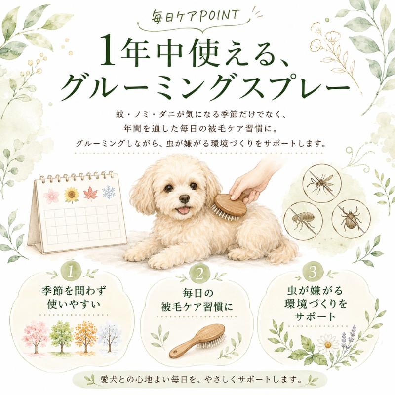 虫が嫌がる Bug off Grooming Spray バグオフグルーミングスプレー 150ml 犬 猫 うさぎ |  | 06