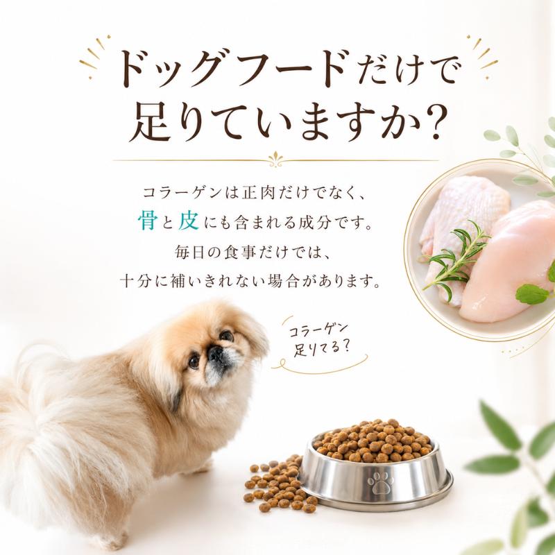 犬の歩みに コラーゲンV.C＆グルコサミンMSM 栄養補助食品 120粒入