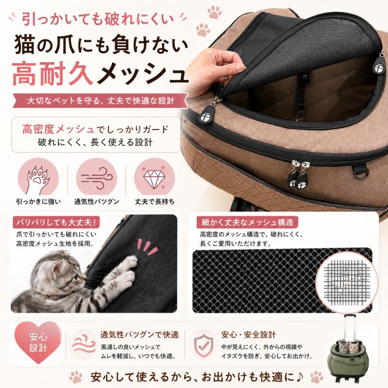 Daisuki 犬猫用 デカリュック型 LLサイズ リュック型キャリー リュック