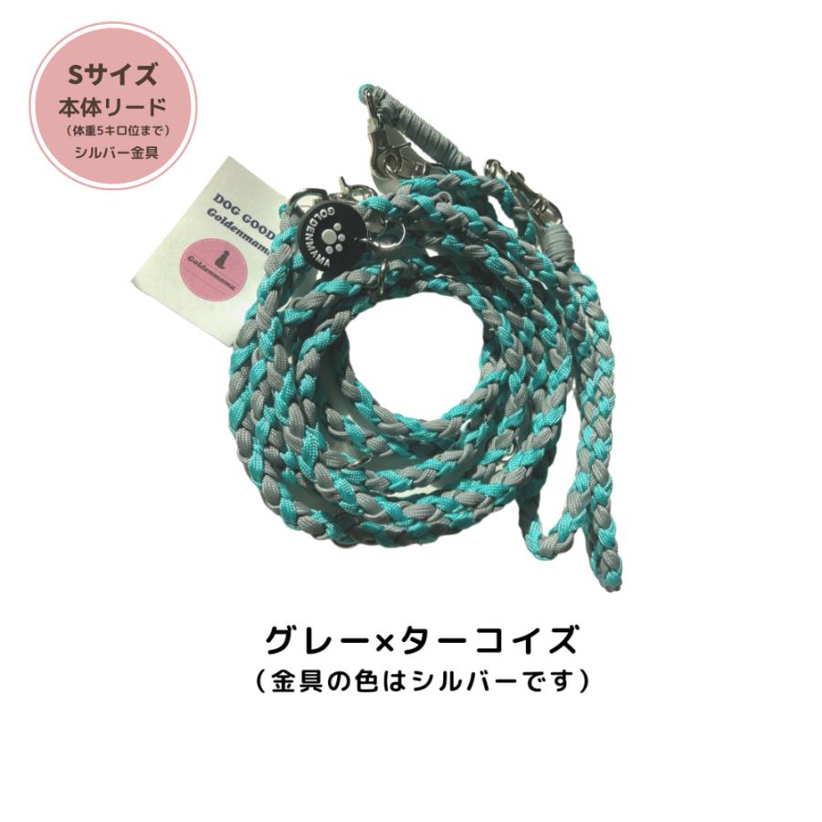 Mサイズ追加】ハンズフリーリード 追加リード シルバー金具 goldenmama