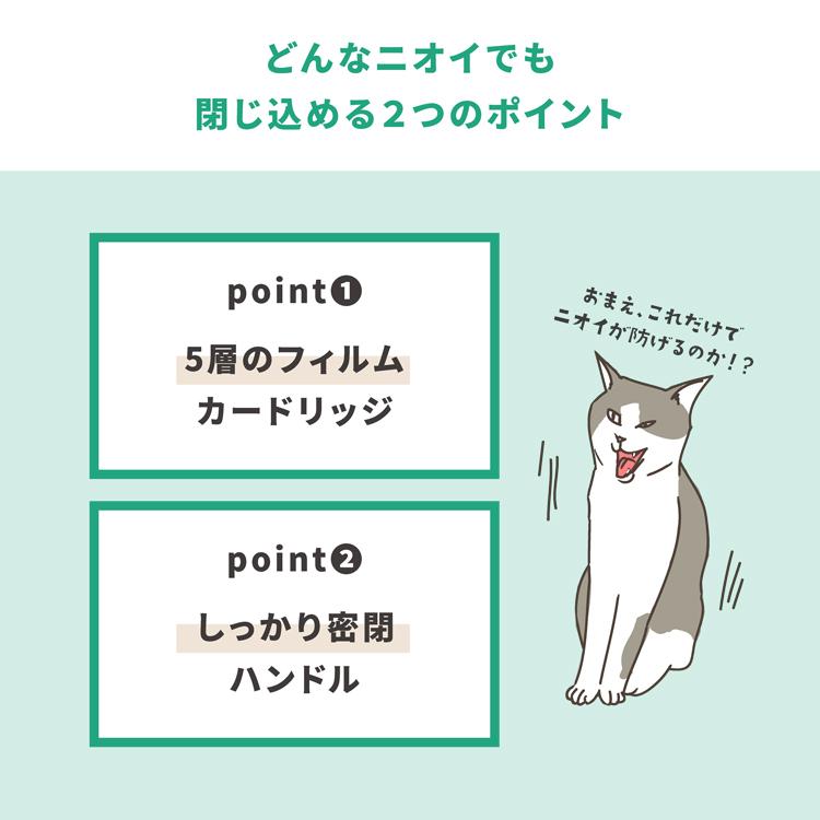 リターロッカーII 取替カートリッジ litterlocker2 猫砂処理ボックス 消臭 litterlocker2cardridgeK