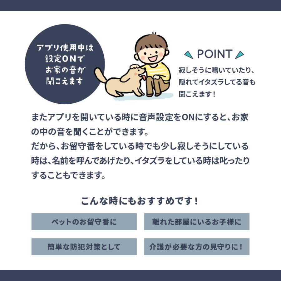 【新商品】お留守番カメラ ni-no ニーノ 日本メーカー製 温度計つき 